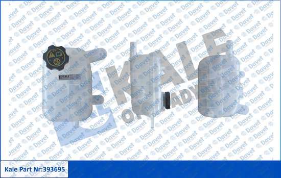 KALE 393695 Radyator Ek Genlesme Su Deposu (Kapakli) Mokka X 1.4 1.6 1.7 Cdti 12>